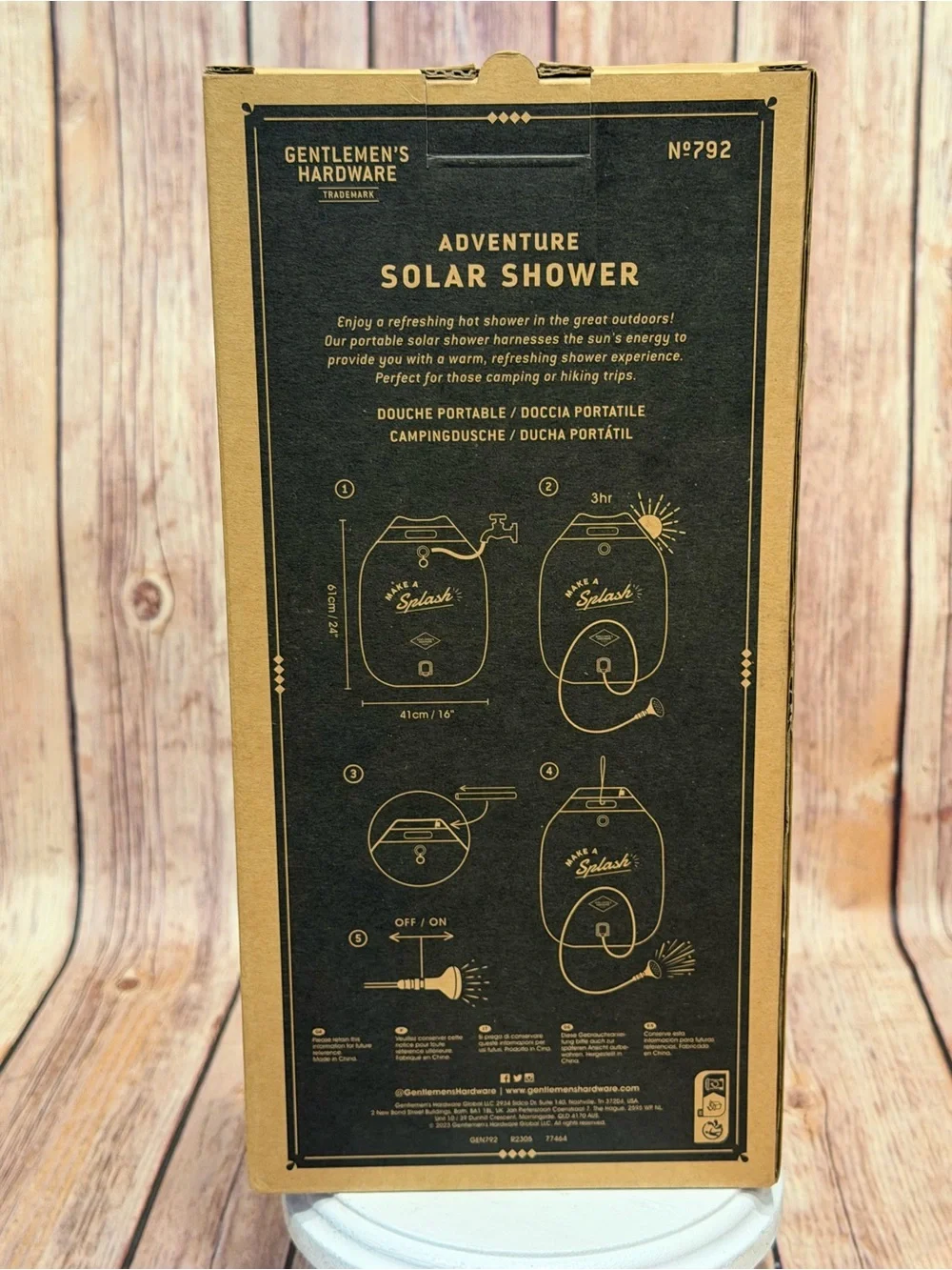 ✨NWT - Never Opened✨ Adventure Solar Shower 5 Gallons